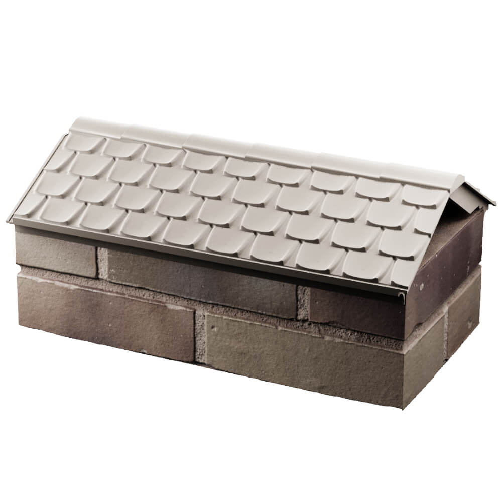 Парапет Zking Эльбрус Бежевый с посадкой на 1 кирпич (255мм) в Коврове фото