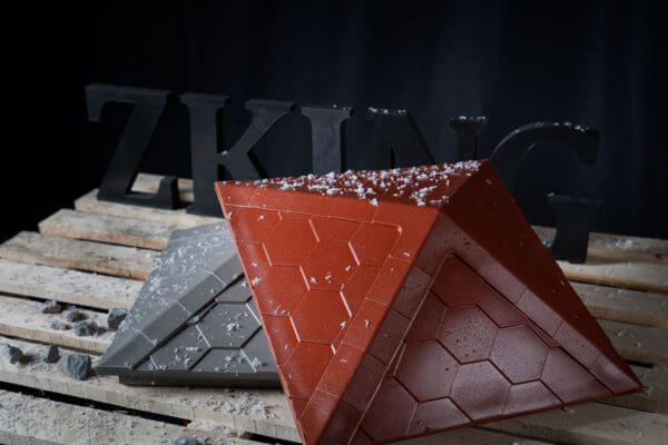 Колпак Zking Эверест Красный на столб 1.5х1.5 кирпича (390х390мм) в Коврове фото