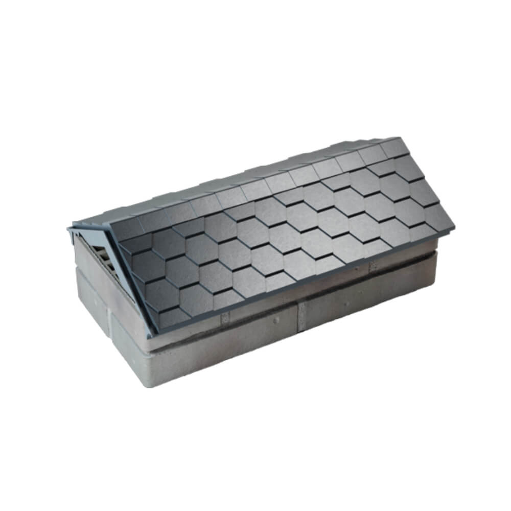 Парапет Zking Эверест Серый с посадкой на 1 кирпич (200/225/255мм) в Коврове фото