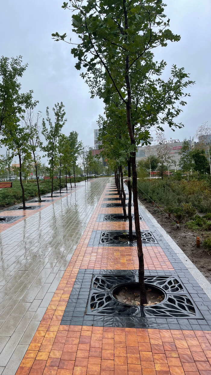 Приствольная решетка для дерева ZKING CRUST 1.2х1.2м Черная в Коврове фото