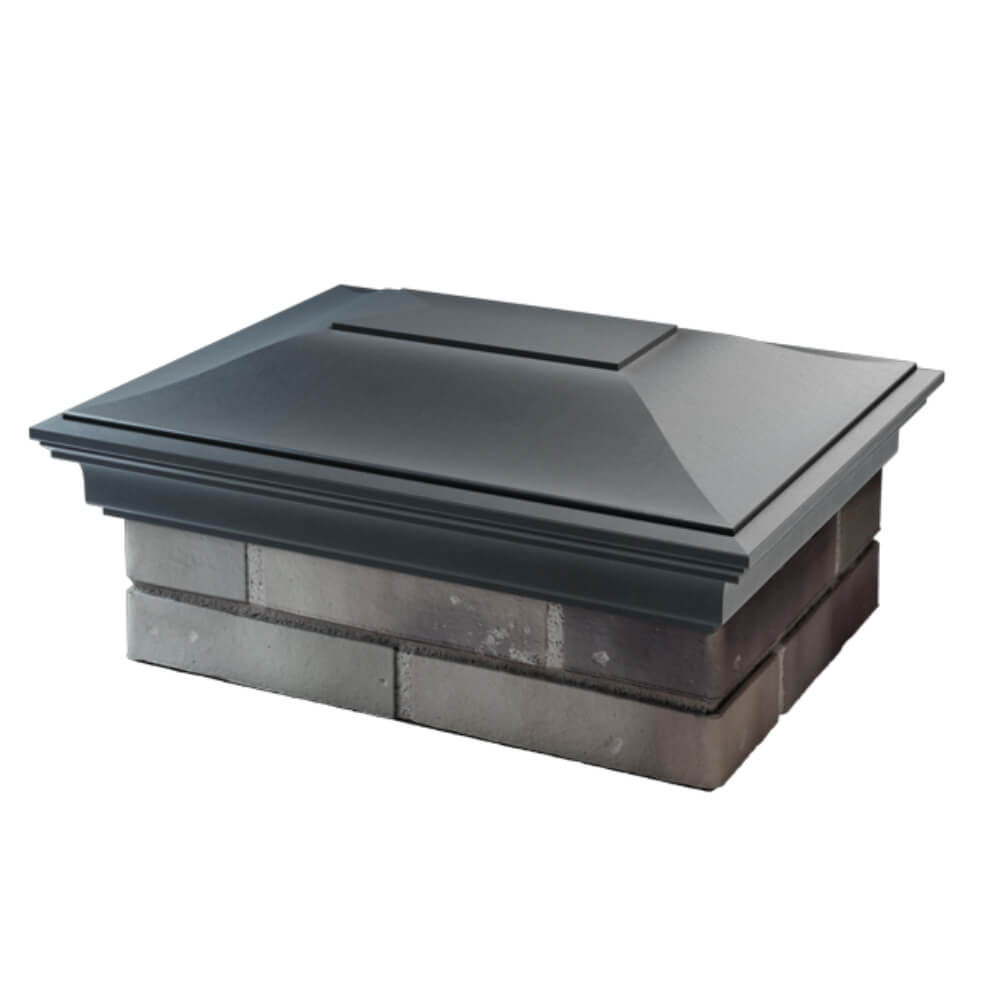 Колпак Zking Монблан Серый на столб 2х1.5 кирпича (515х385мм) в Коврове фото