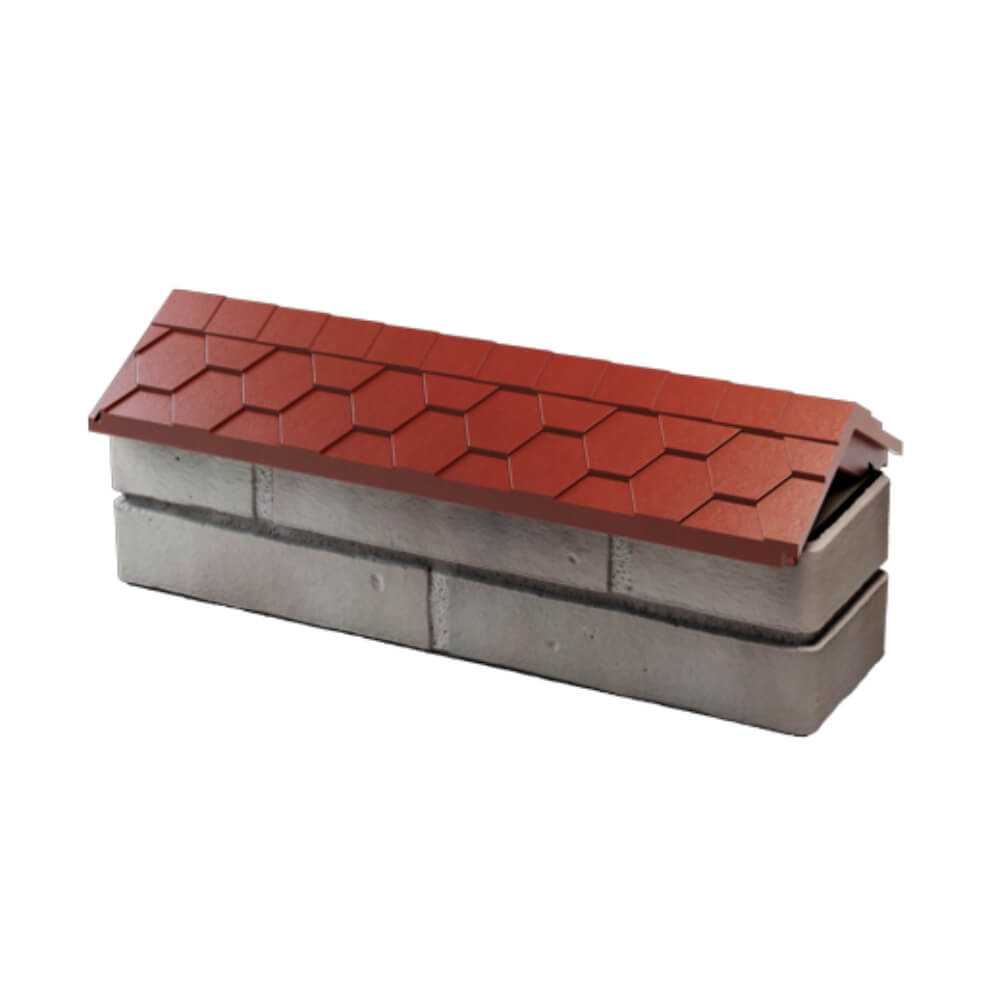 Парапет Zking Эверест Красный с посадкой на 0.5 кирпича (130мм) в Коврове фото