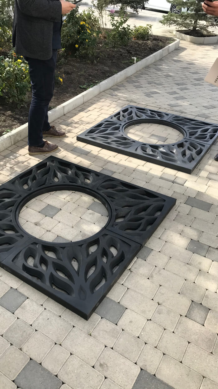 Приствольная решетка для дерева ZKING CRUST 1.2х1.2м Черная в Коврове фото