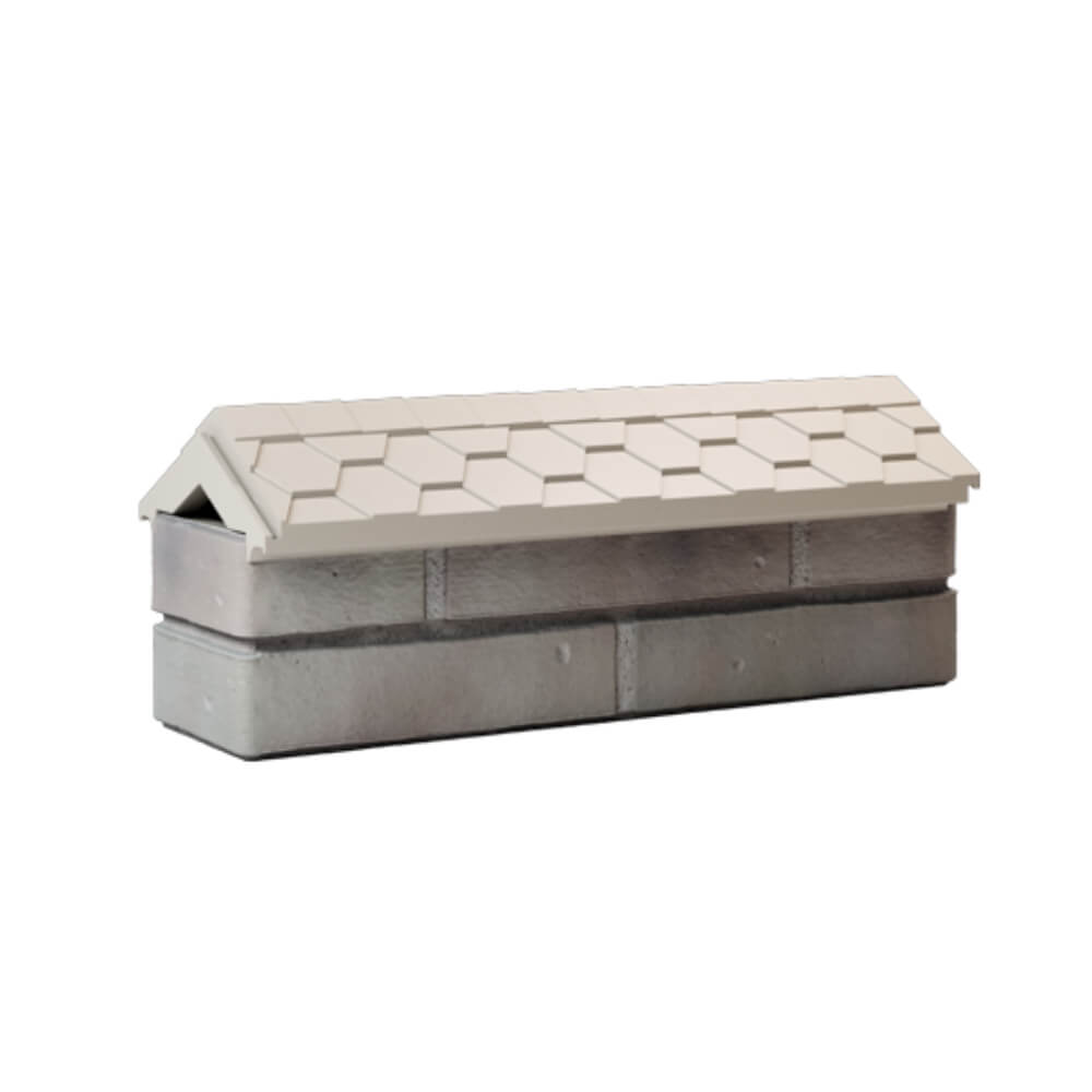 Парапет Zking Эверест Бежевый с посадкой на 0.5 кирпича (130мм) Ковров фото