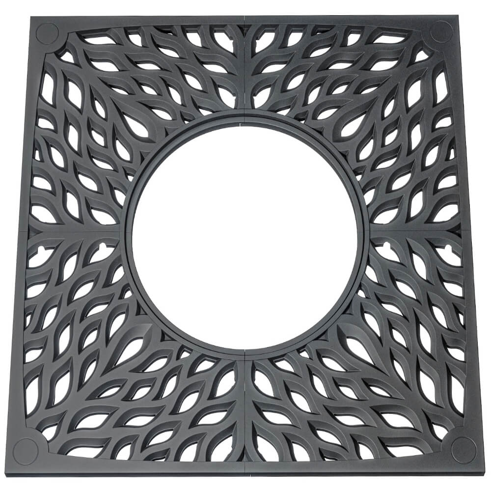 Приствольная решетка для дерева ZKING CRUST 2х2м Черная Ковров фото