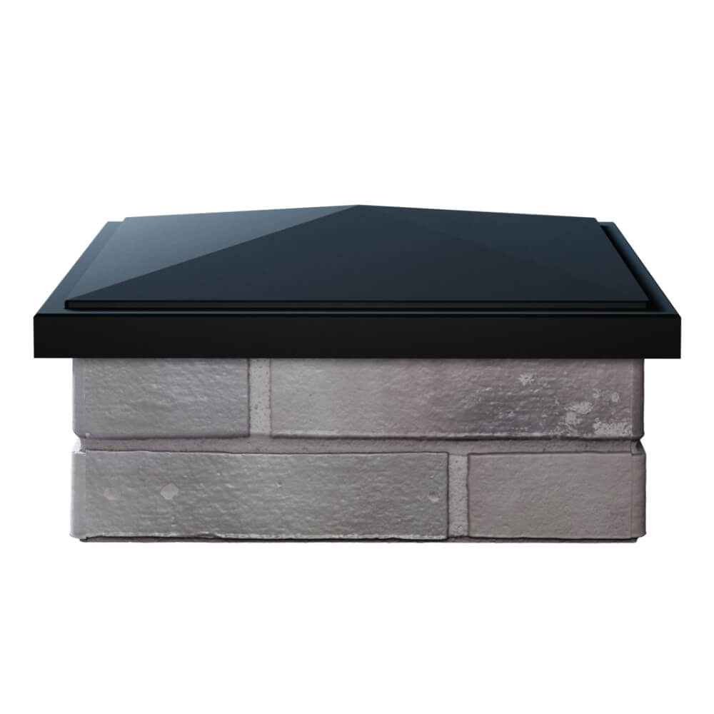 Колпак Zking БонаМоно Черный на столб 1.5х1.5 кирпича (385х385, 400х400мм) Ковров фото