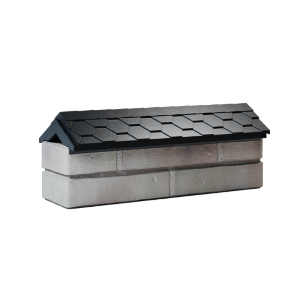 Парапет Zking Эверест Черный с посадкой на 0.5 кирпича (130мм) Ковров фото