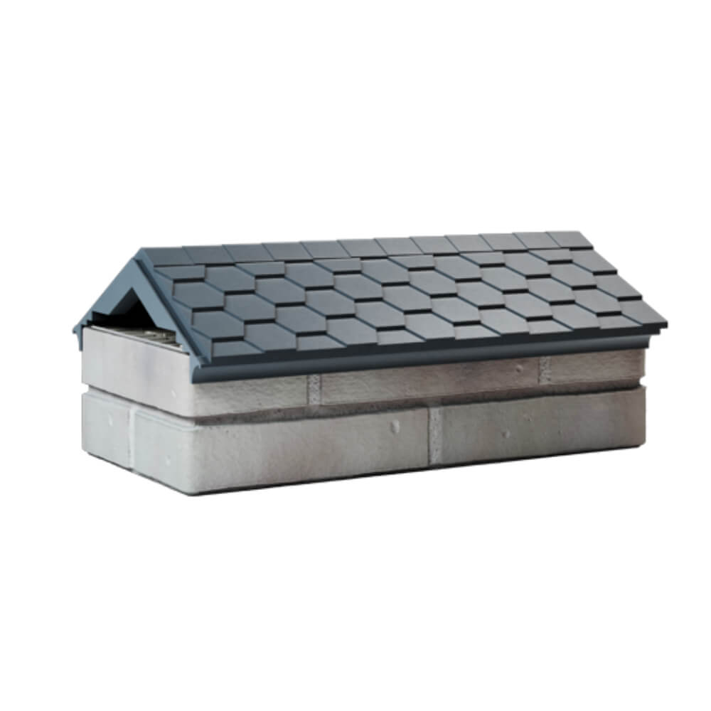 Парапет Zking Эверест Серый с посадкой на 1 кирпич (200/225/255мм) Ковров фото