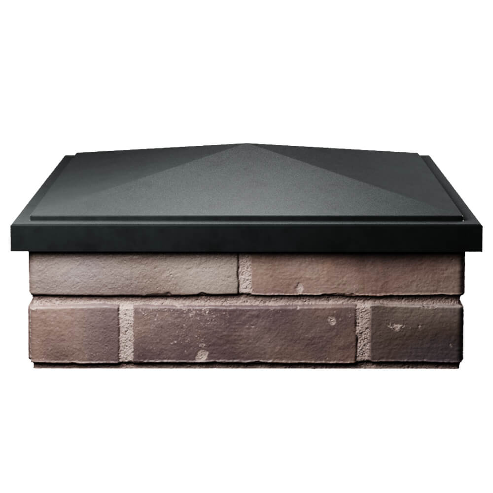 Колпак Zking БонаМоно Черный на столб 2х2 кирпича (515х515, 530х530мм) Ковров фото