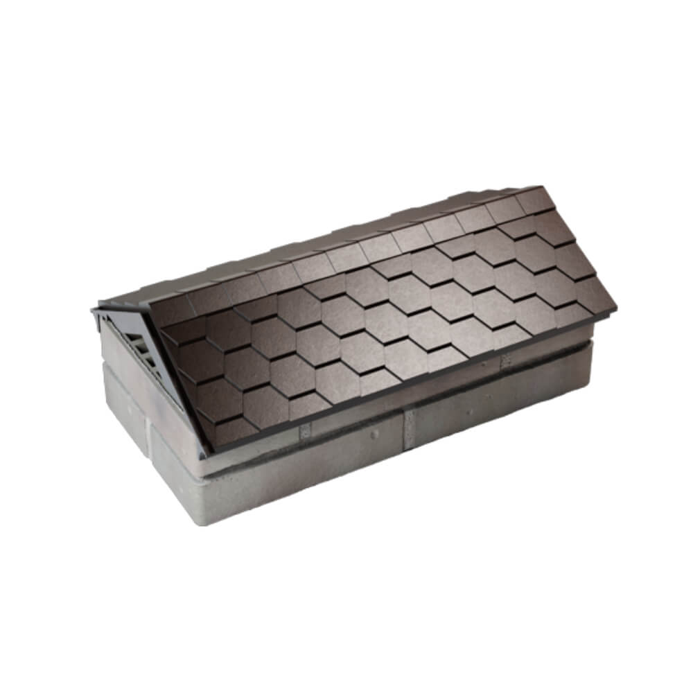 Парапет Zking Эверест Коричневый с посадкой на 1 кирпич (200/225/255мм) в Коврове фото