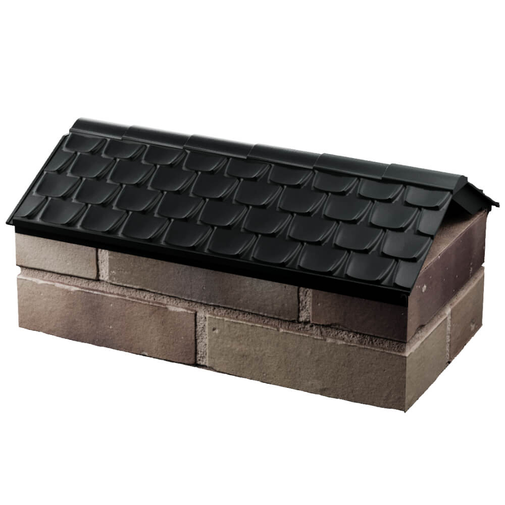 Парапет Zking Эльбрус Черный с посадкой на 1 кирпич (255мм) в Коврове фото