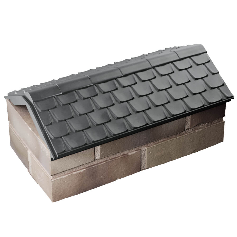 Парапет Zking Эльбрус Серый с посадкой на 1 кирпич (255мм) в Коврове фото