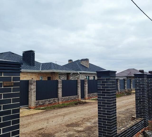 Колпак Zking Бона ХайТек Серый на столб 1.5х1.5 кирпича (385х385мм) в Коврове фото