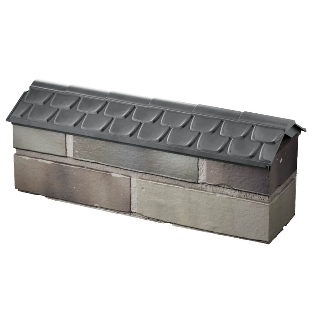 Парапет Zking Эльбрус Серый с посадкой на 0.5 кирпича (130мм) в Коврове фото