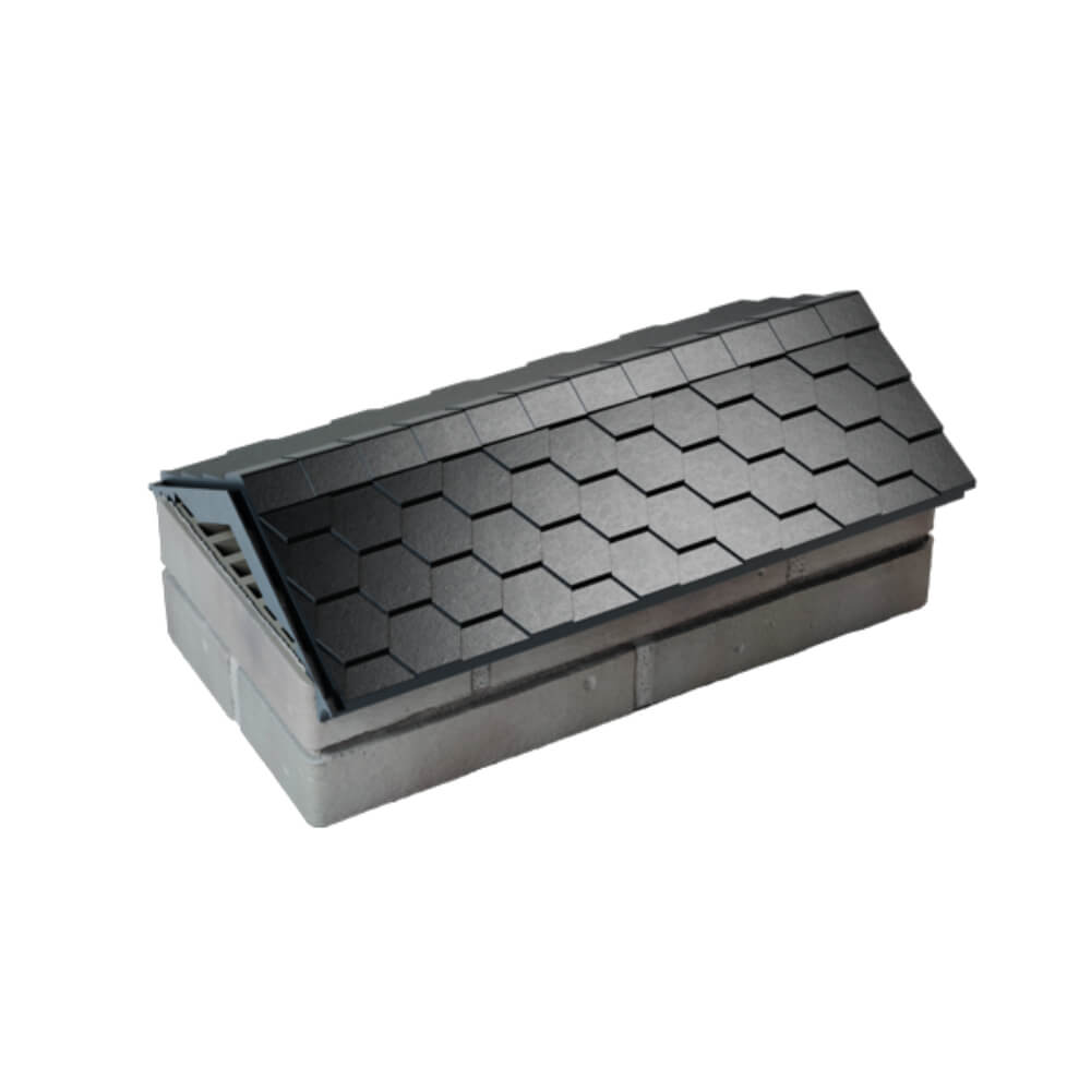 Парапет Zking Эверест Черный с посадкой на 1 кирпич (200/225/255мм) в Коврове фото