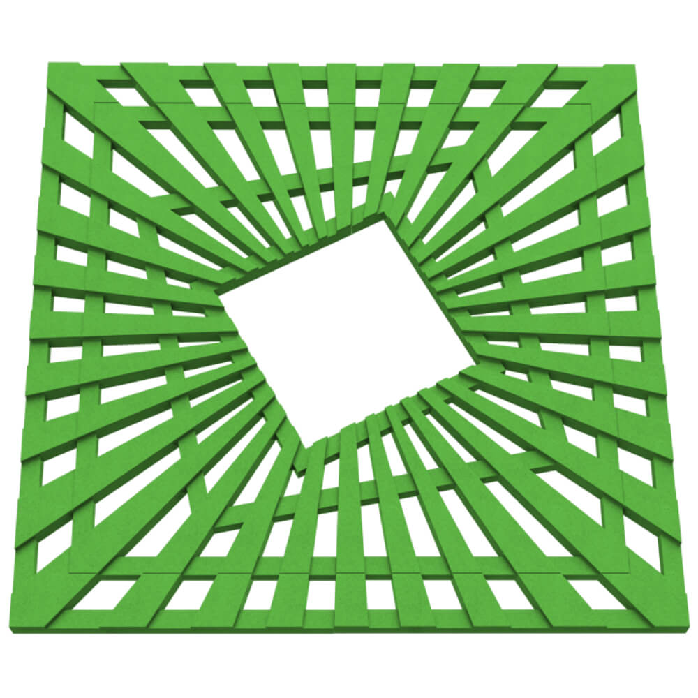 Приствольная решетка для дерева ZKING ATMOSPHERE 1.2х1.2м Зеленая в Коврове фото