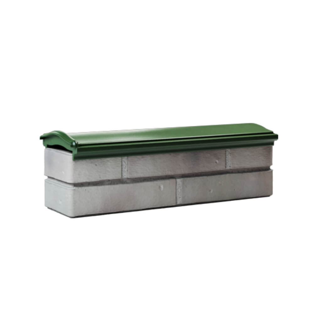 Парапет Zking Монблан Зеленый посадка на 0.5 кирпича (130мм) Ковров фото