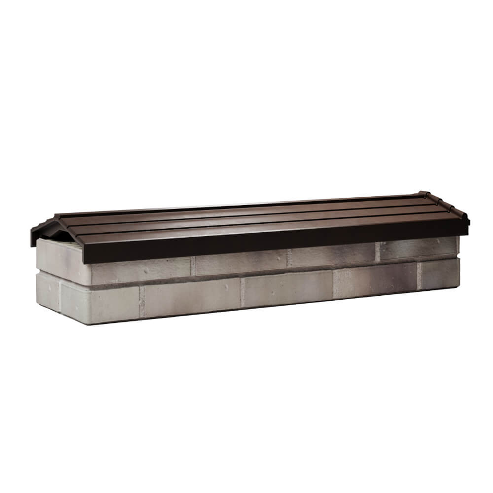 Парапет Zking Бона ХайТек Коричневый посадка на 0.5 кирпича (130мм) Ковров фото