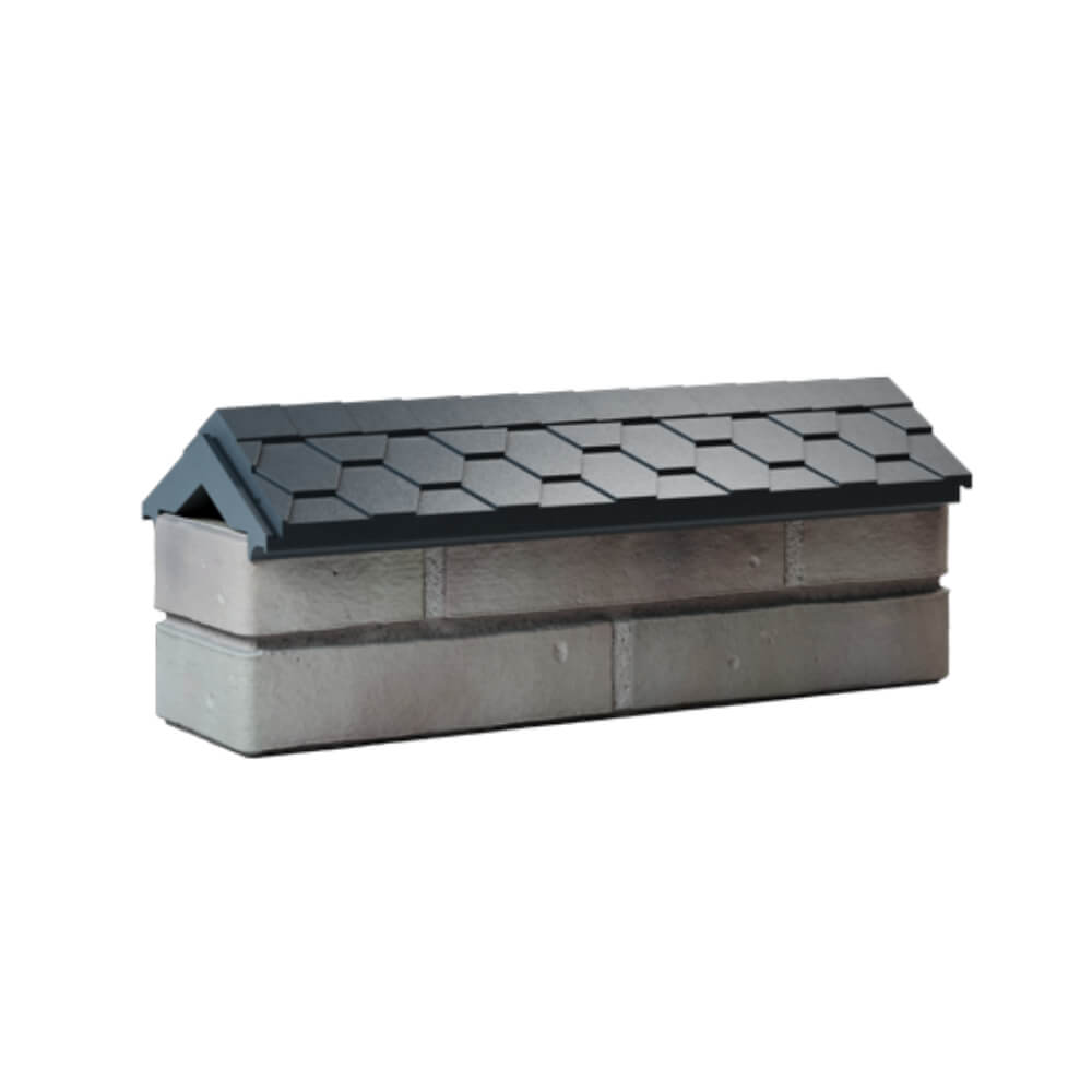 Парапет Zking Эверест Серый с посадкой на 0.5 кирпича (130мм) Ковров фото