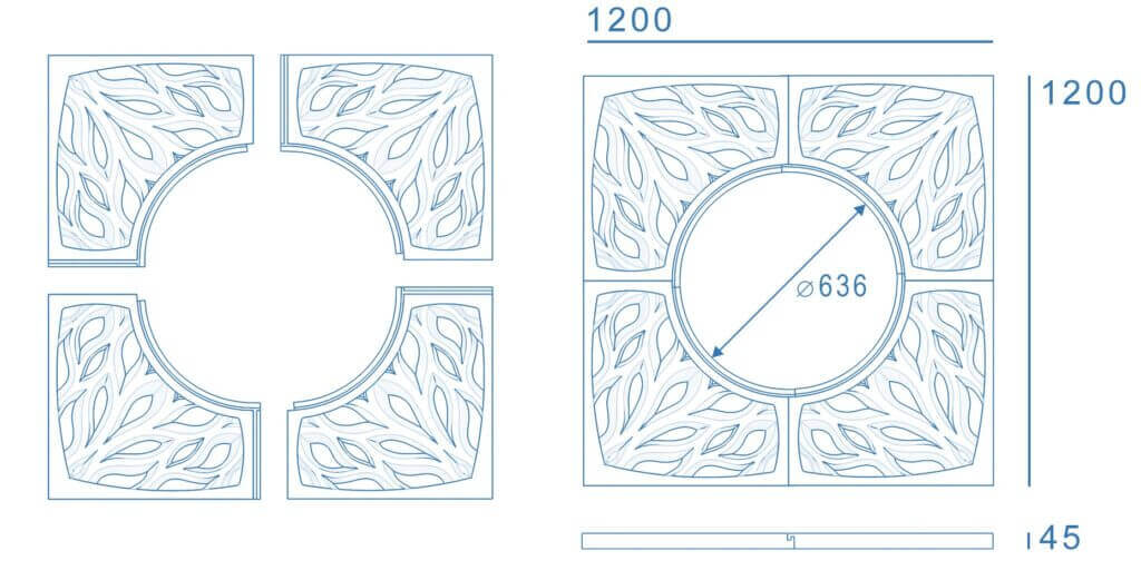 Приствольная решетка для дерева ZKING CRUST 1.2х1.2м Черная в Коврове фото