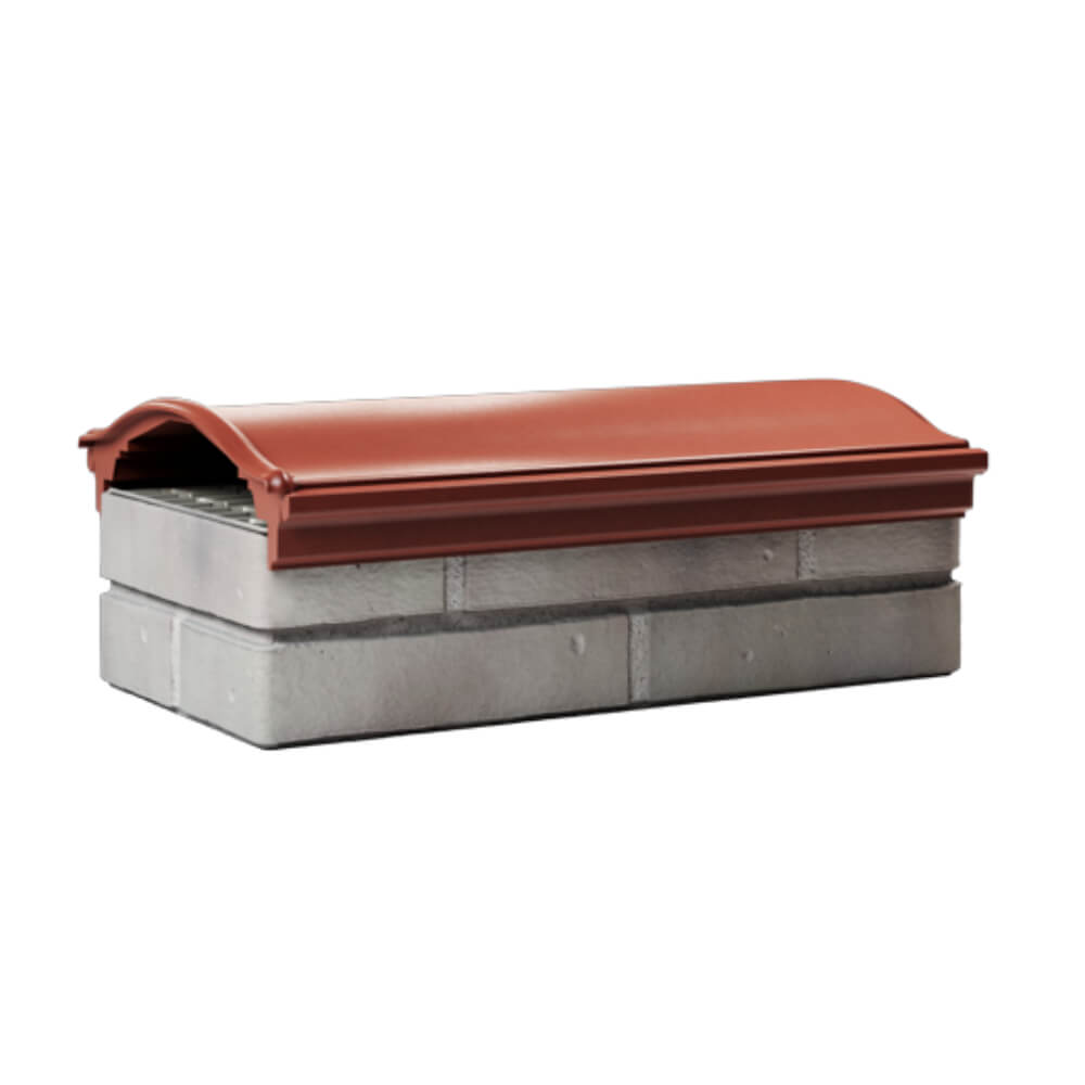 Парапет Zking Монблан Красный посадка на 1 кирпич (200/225/255мм) Ковров фото