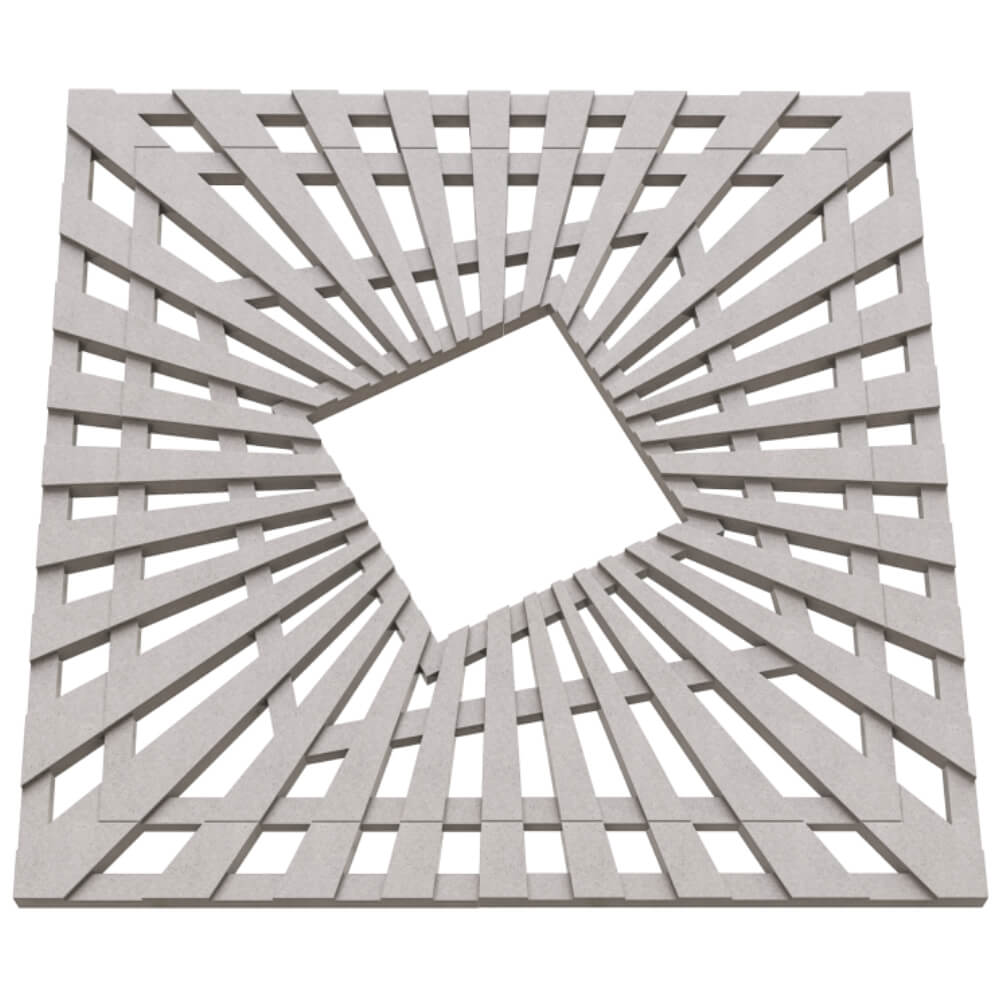 Приствольная решетка для дерева ZKING ATMOSPHERE 1.2х1.2м Бежевая в Коврове фото