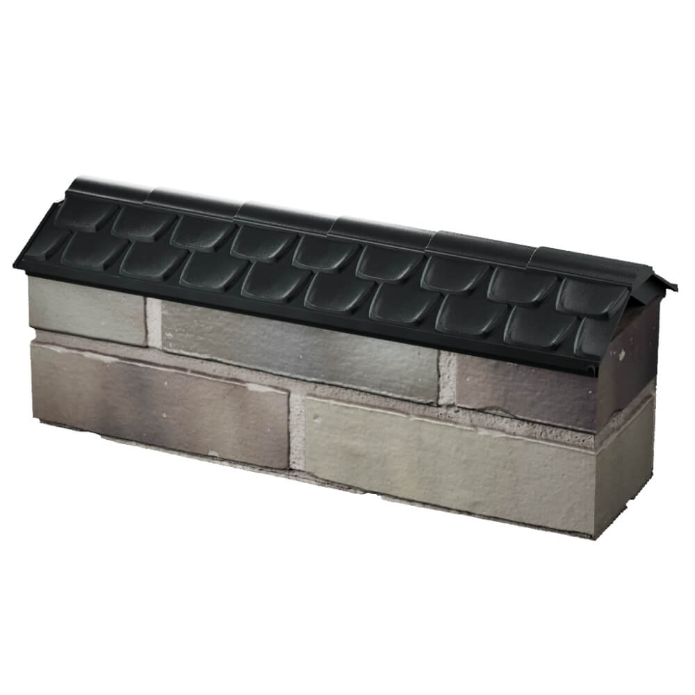 Парапет Zking Эльбрус Черный с посадкой на 0.5 кирпича (130мм) в Коврове фото