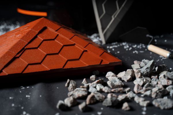 Колпак Zking Эверест Красный на столб 1.5х1.5 кирпича (390х390мм) в Коврове фото