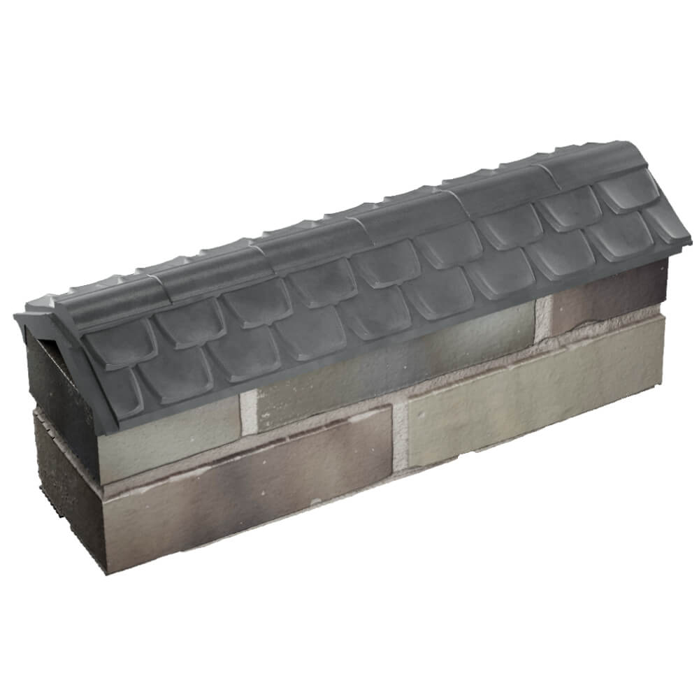 Парапет Zking Эльбрус Серый с посадкой на 0.5 кирпича (130мм) в Коврове фото