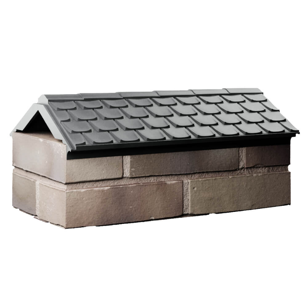 Парапет Zking Эльбрус Серый с посадкой на 1 кирпич (255мм) Ковров фото