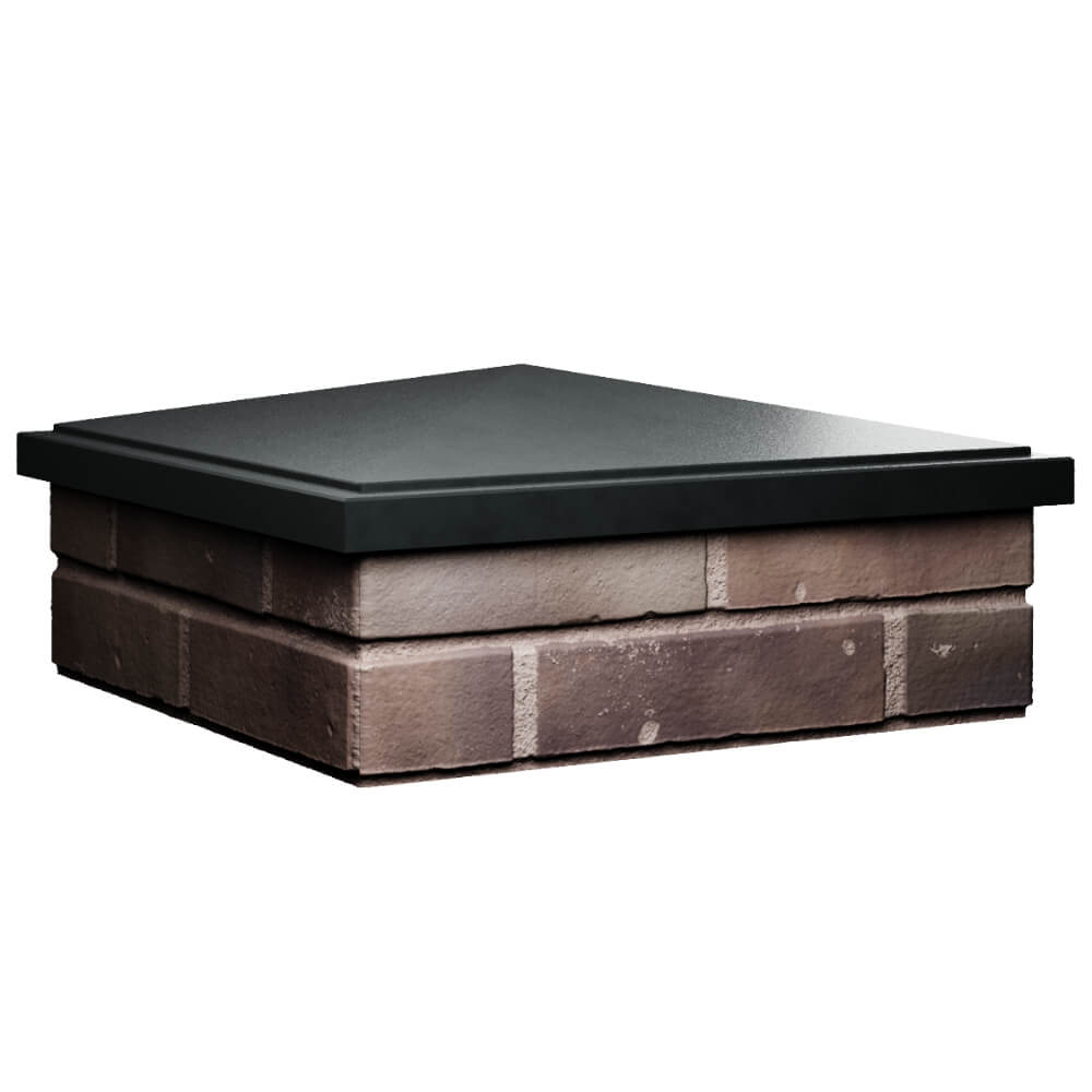 Колпак Zking БонаМоно Черный на столб 2х2 кирпича (515х515, 530х530мм) в Коврове фото