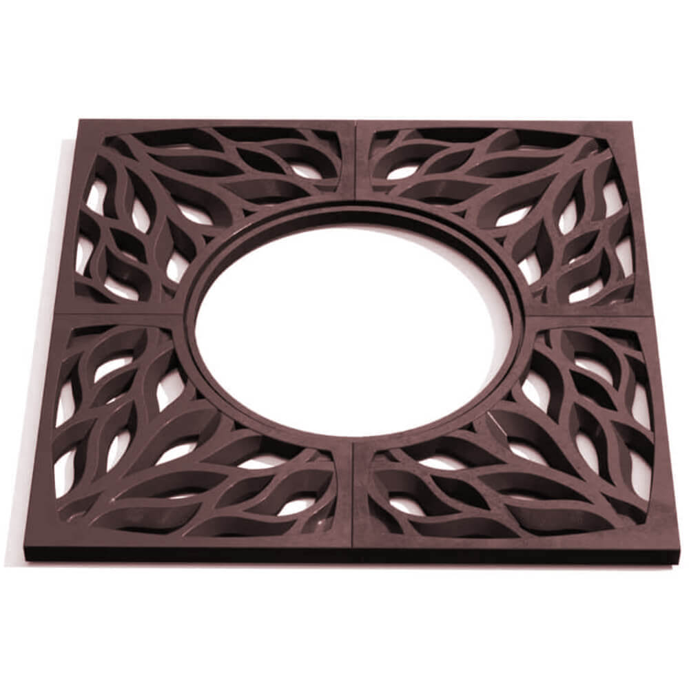 Приствольная решетка для дерева ZKING CRUST 1.2х1.2м Коричневая Ковров фото