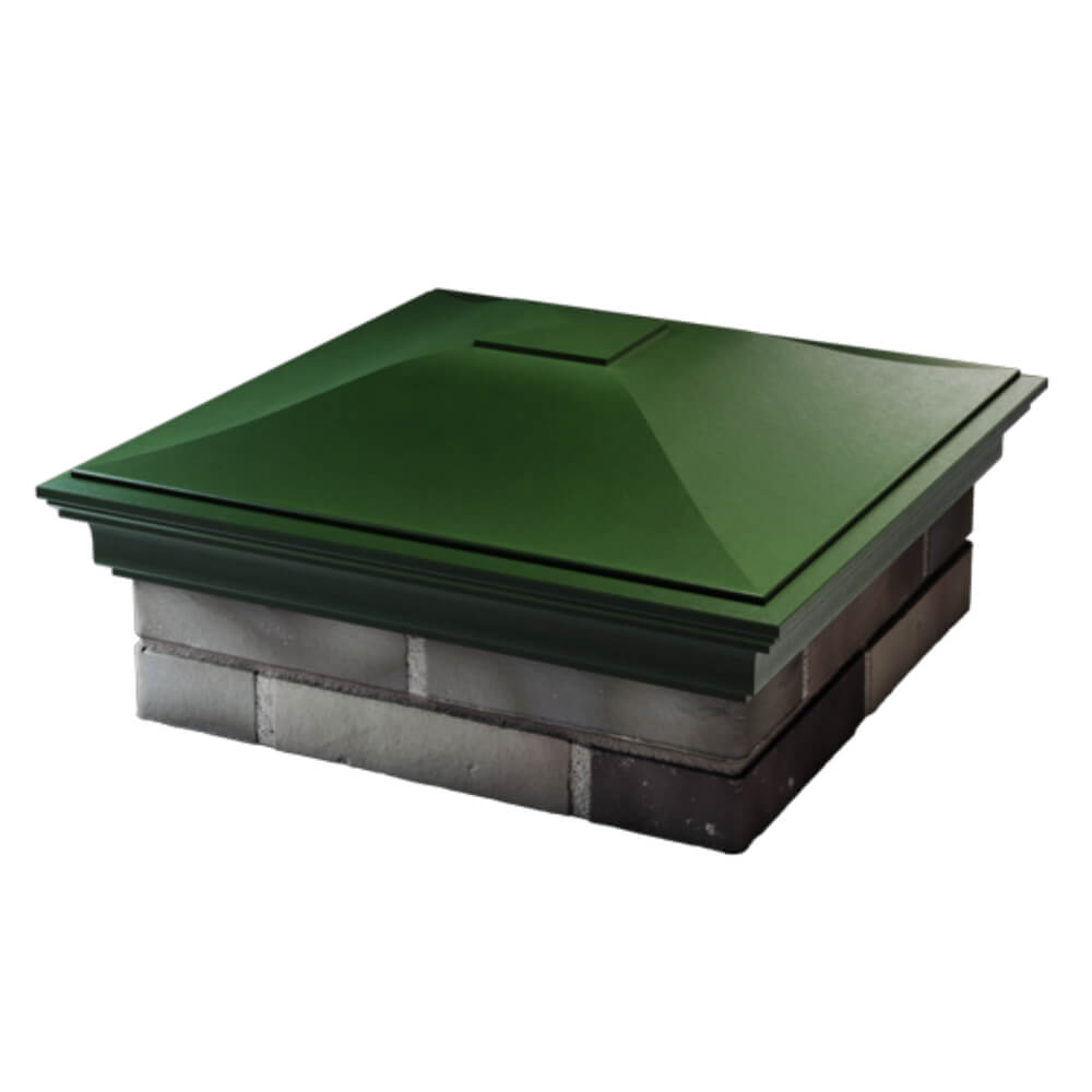 Колпак Zking Монблан Зеленый на столб 2х2 кирпича (515х515мм) в Коврове фото