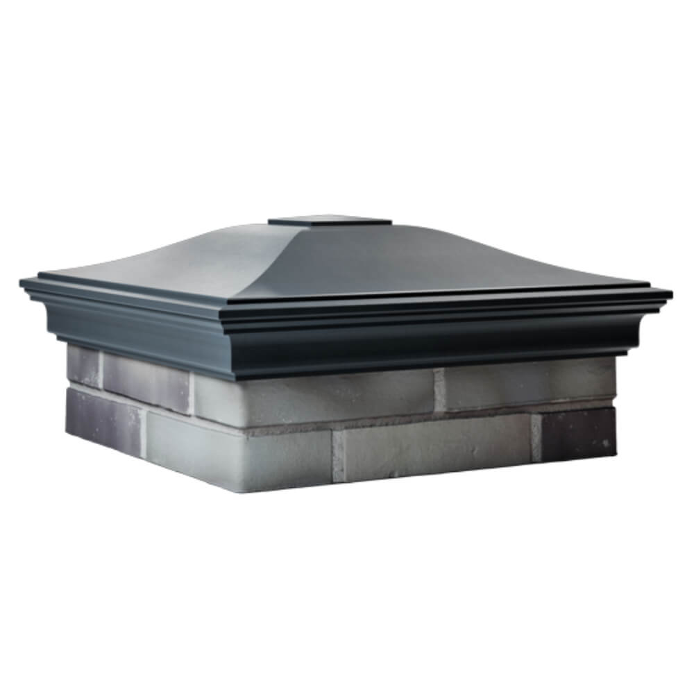 Колпак Zking Монблан Серый на столб 2х2 кирпича (515х515мм) в Коврове фото