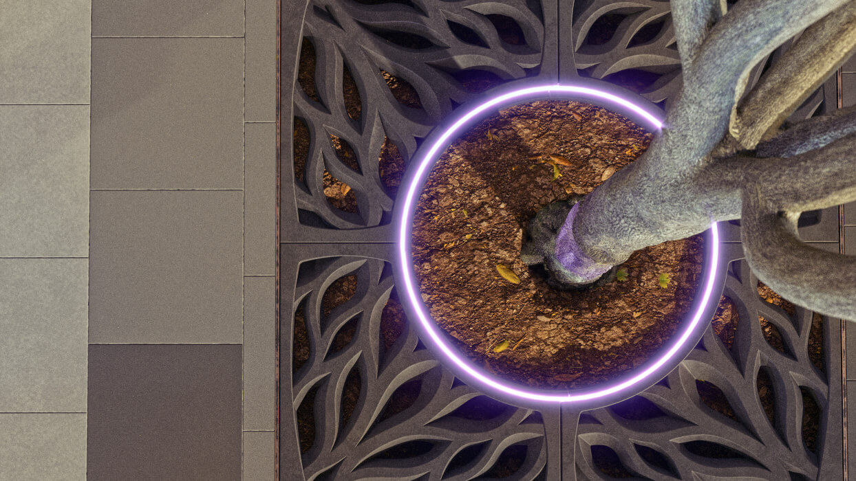 Приствольная решетка для дерева ZKING CRUST 1.2х1.2м Черная в Коврове фото