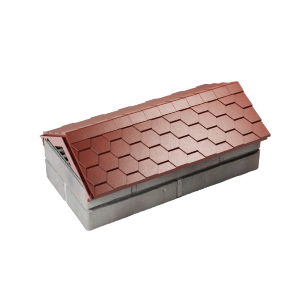 Парапет Zking Эверест Красный с посадкой на 1 кирпич (200/225/255мм) в Коврове фото
