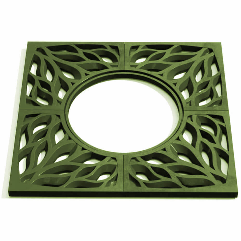 Приствольная решетка для дерева ZKING CRUST 1.2х1.2м Зеленая Ковров фото