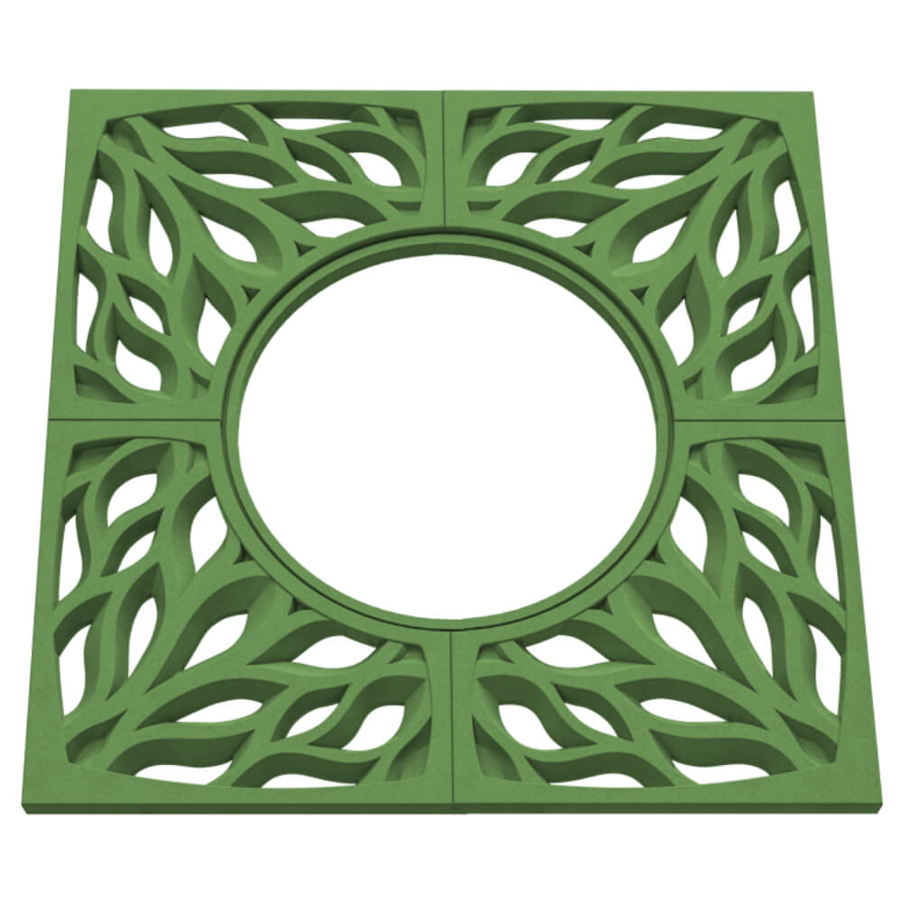 Приствольная решетка для дерева ZKING CRUST 1.2х1.2м Зеленая в Коврове фото