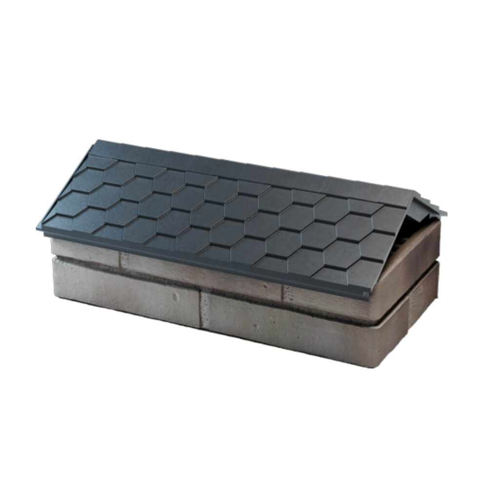 Парапет Zking Эверест Серый с посадкой на 1 кирпич (200/225/255мм) в Коврове фото