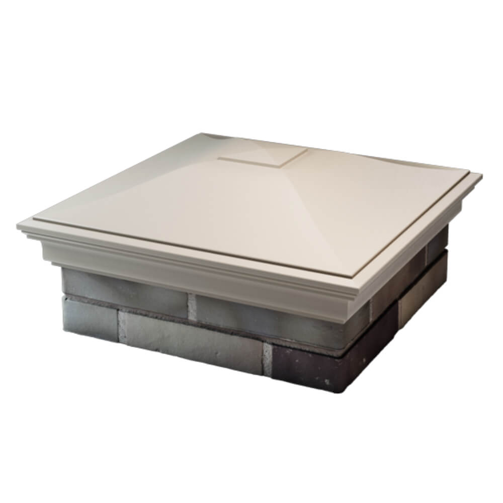 Колпак Zking Монблан Бежевый на столб 2х2 кирпича (515х515мм) в Коврове фото