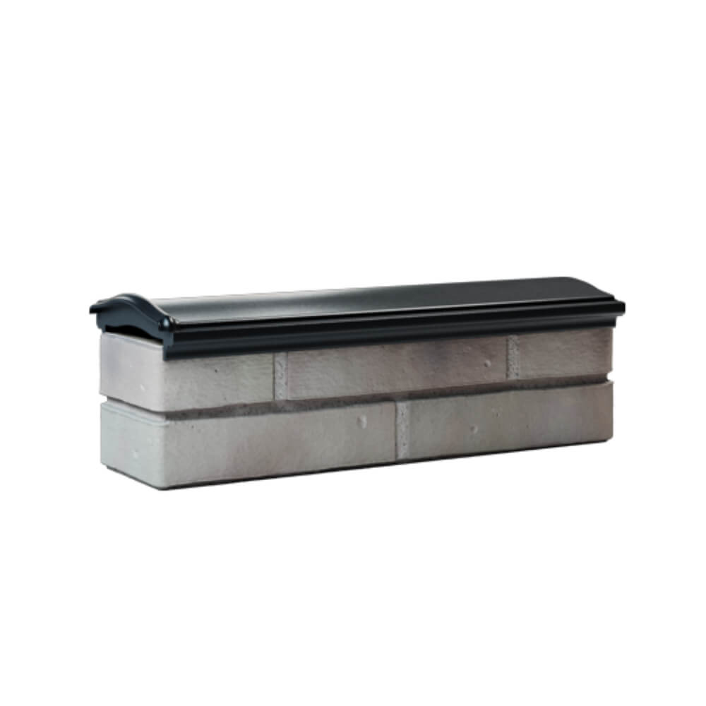 Парапет Zking Монблан Черный посадка на 0.5 кирпича (130мм) Ковров фото