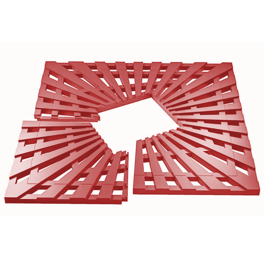 Приствольная решетка для дерева ZKING ATMOSPHERE 1.2х1.2м Красная в Коврове фото