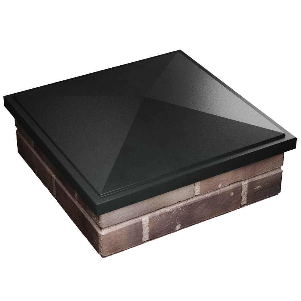 Колпак Zking БонаМоно Черный на столб 2х2 кирпича (515х515, 530х530мм) в Коврове фото