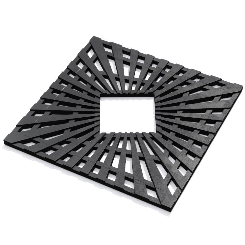 Приствольная решетка для дерева ZKING ATMOSPHERE 1.2х1.2м Черная в Коврове фото