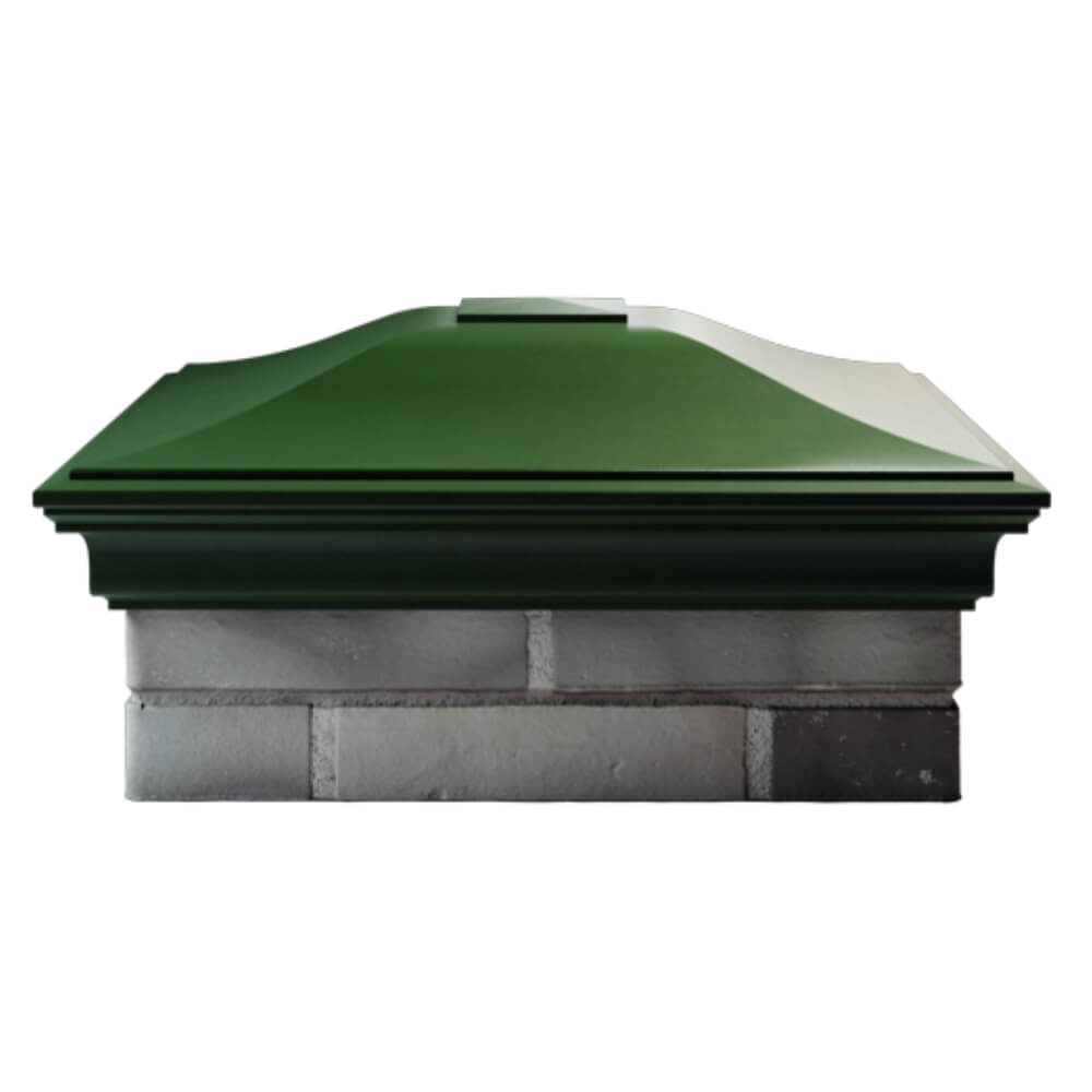 Колпак Zking Монблан Зеленый на столб 2х2 кирпича (515х515мм) в Коврове фото