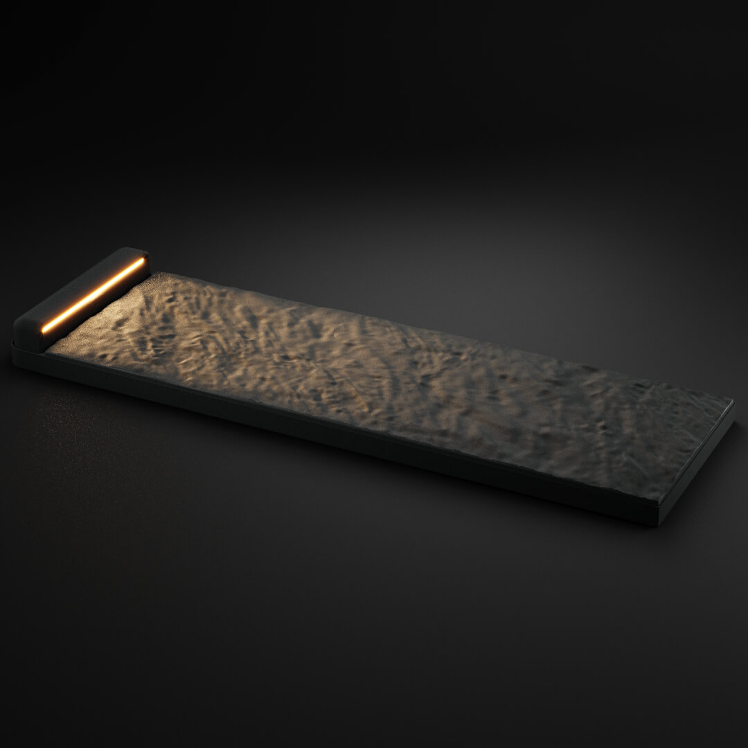 LED Светильник для шаговой плиты STONE Графитовый Серый 330х75х98мм в Коврове фото