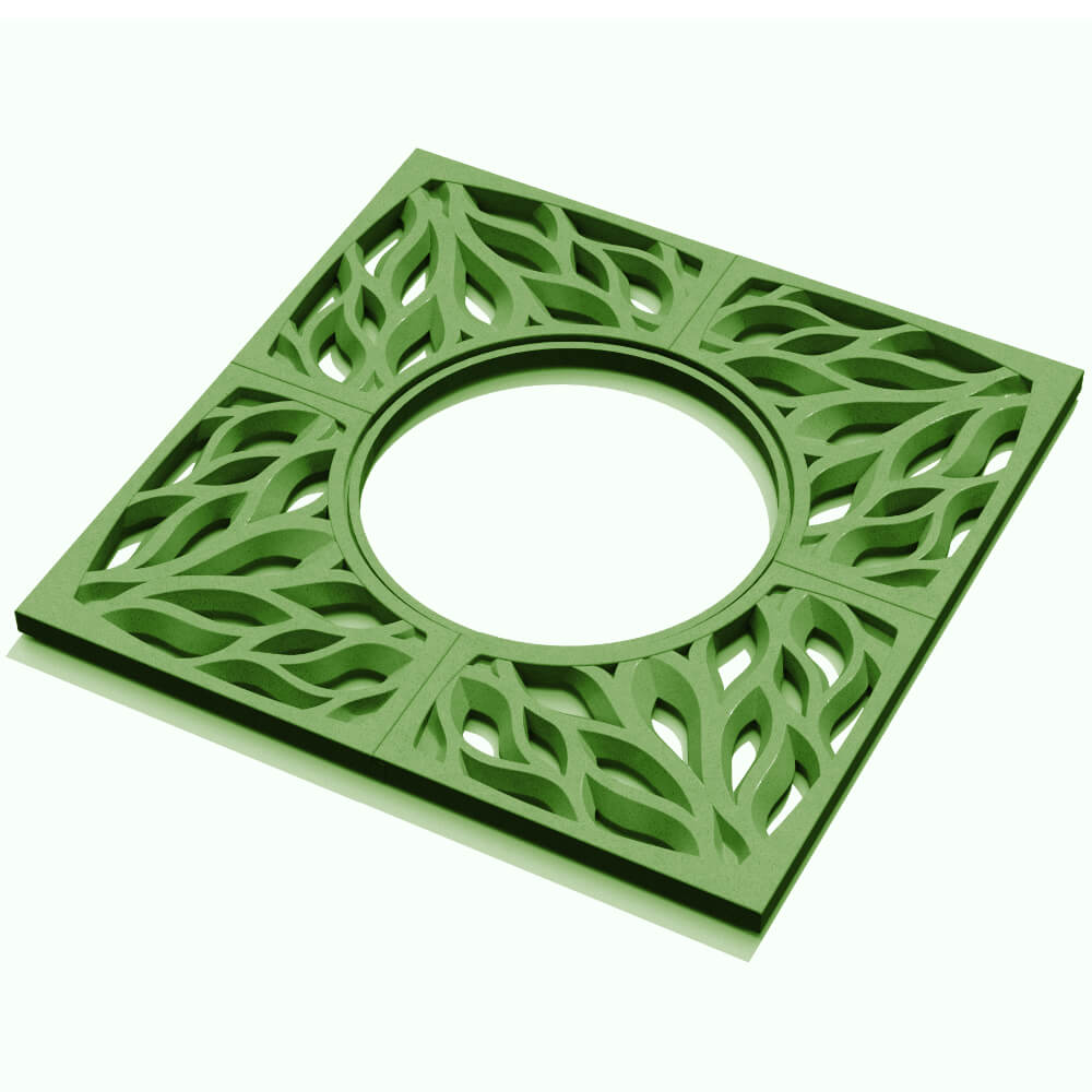 Приствольная решетка для дерева ZKING CRUST 1.2х1.2м Зеленая в Коврове фото