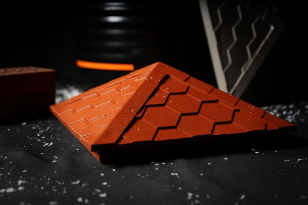 Колпак Zking Эверест Красный на столб 1.5х1.5 кирпича (390х390мм) в Коврове фото