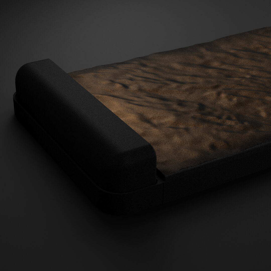 LED Светильник для шаговой плиты STONE Черный Сланец 330х75х98мм в Коврове фото