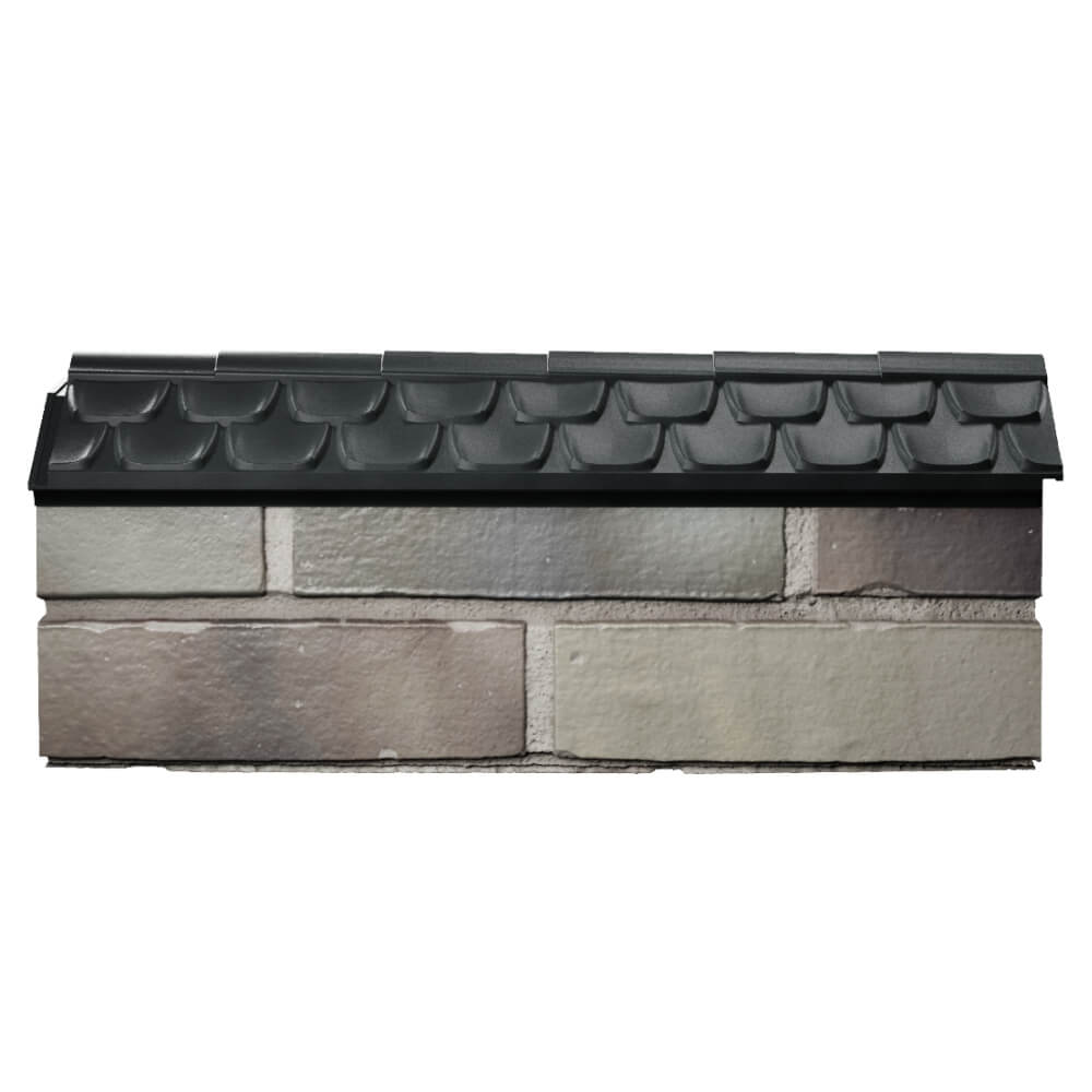 Парапет Zking Эльбрус Черный с посадкой на 0.5 кирпича (130мм) в Коврове фото
